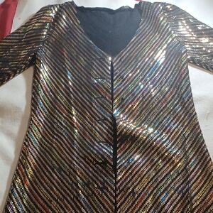 Multicolor Sequin Women's Jacket